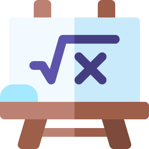 Blackboard chalkboard maths eraser icon