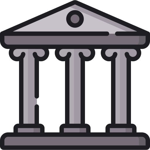 Museum government cultures bank icon