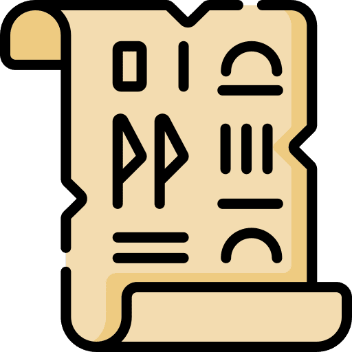 Papyrus miscellaneous writing education icon