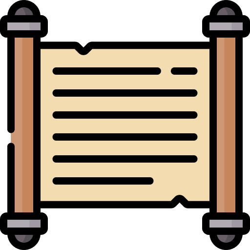 Parchment miscellaneous manuscript history icon