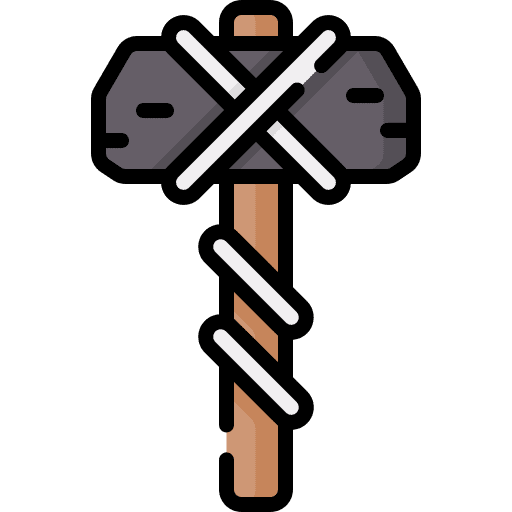 Hammer hammer axe hatchet icon