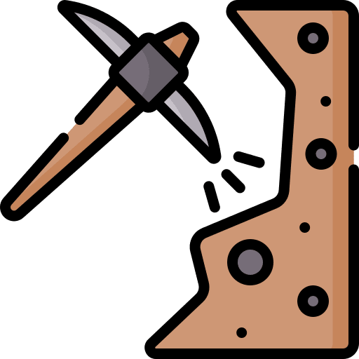 Mining mine gaming mining icon