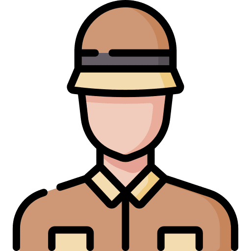 Archaeologist professions and jobs archaeologist smile icon