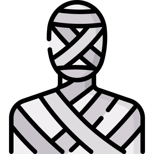 Mummy mummy carnival party icon