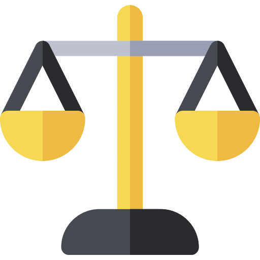 Balance legal business business and finance icon
