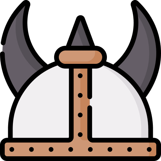 Viking helmet horns hobbies and free time costume icon