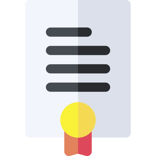 Agreement diploma files and folders file icon