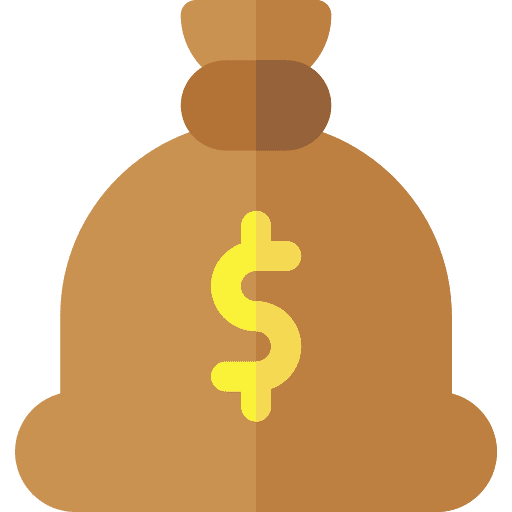 Money bag banking money bag bank icon
