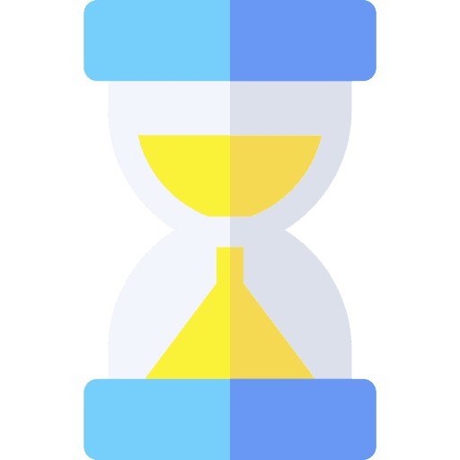 Sandglass sand time clock icon