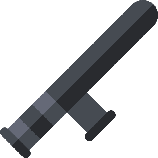 Baton healthcare and medical miscellaneous security icon