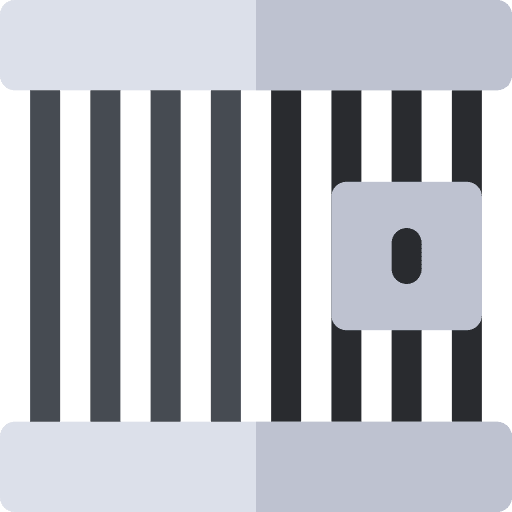 Jail custody jail criminal icon