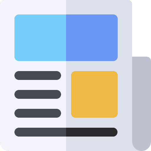 Newspaper newspaper journal files and folders icon