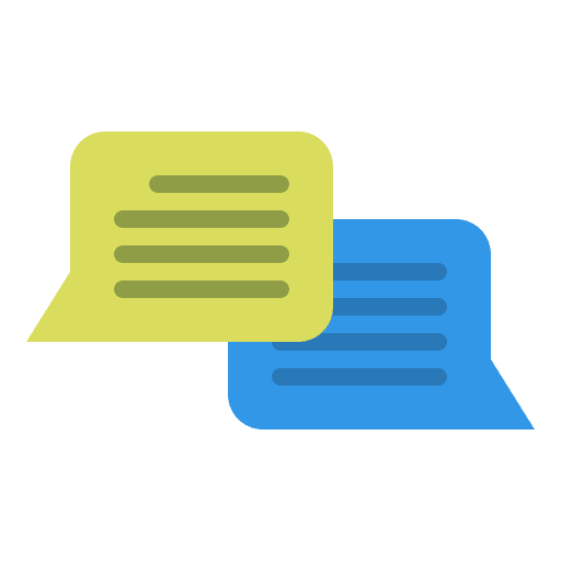 Chat entertainment message chat box icon