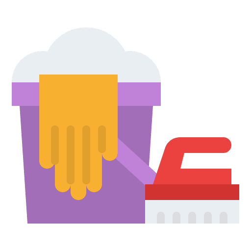 Cleaning wash bucket cleaning icon