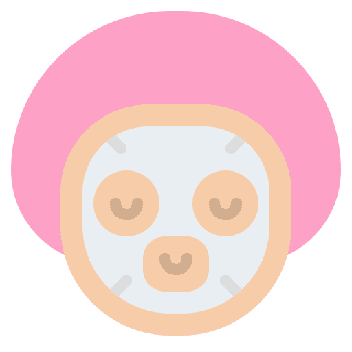 Facial mask facial mask treatment face icon