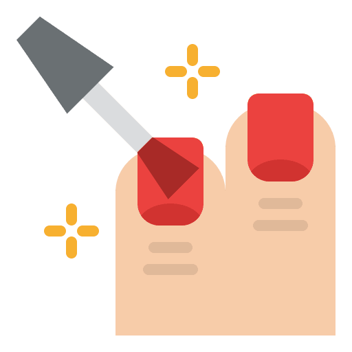 Manicure treatment nail beauty icon