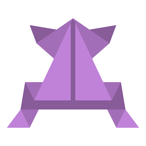 Origami activity handcraft origami icon