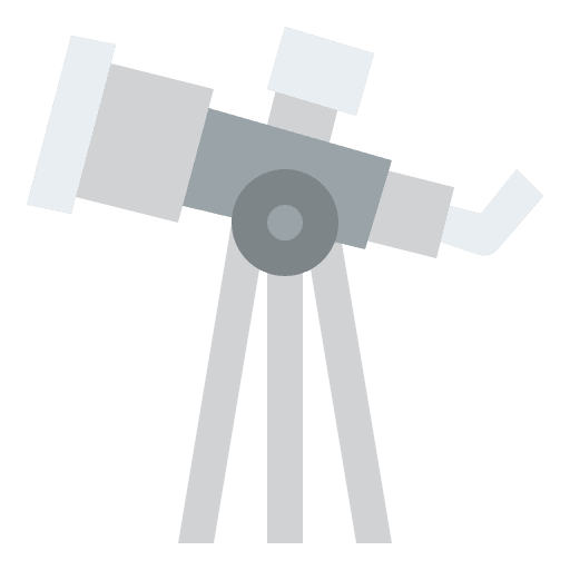 Stargazing observation stay at home free time icon
