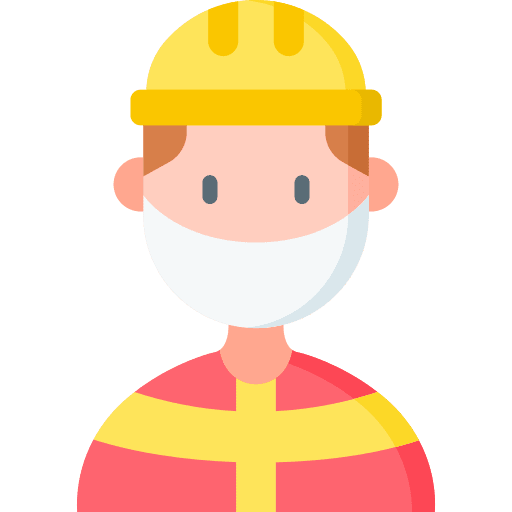 Firefighter people profession occupation icon