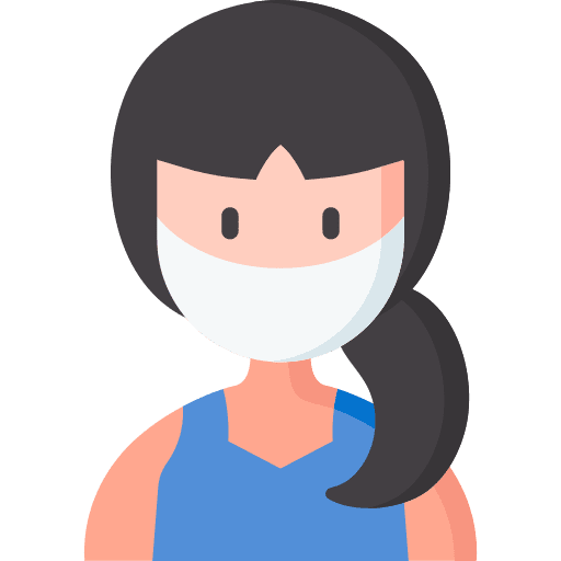 Girl avatar protection people icon