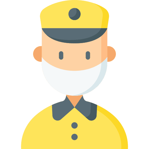 Taxi driver taxi driver man professions and jobs icon