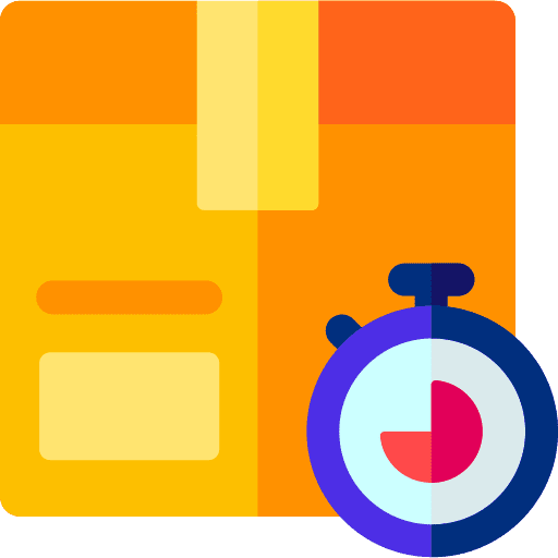 Shipping transportation box logistics icon