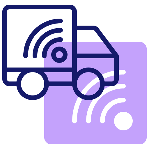 Delivery truck cargo truck automobile truck icon