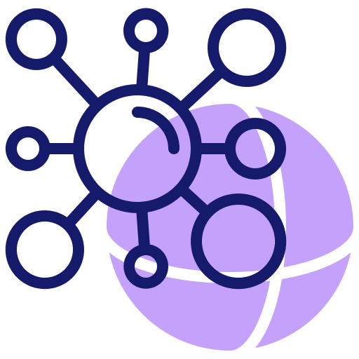 Networking networking global distribution network icon