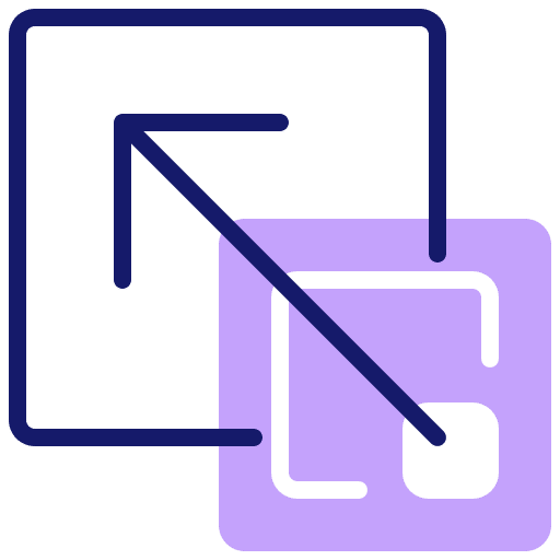 Scale up interface scale ui icon