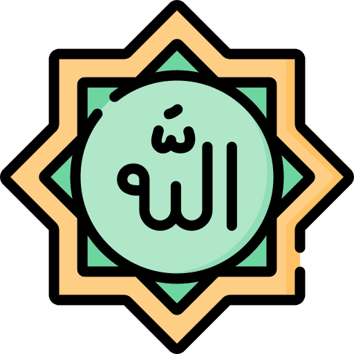 Bismillah muslim halal islam icon