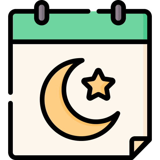Hajj time and date hajj islam icon