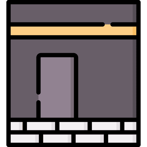 Kaaba islam architecture and city sacred icon