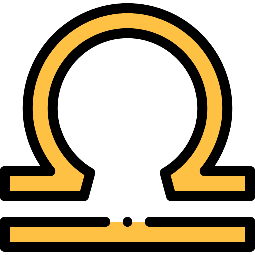 Libra esoteric horoscope zodiac icon