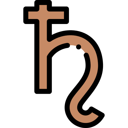 Saturn symbol miscellaneous horoscope icon