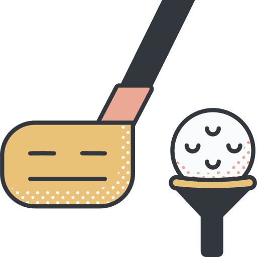 Golf golf equipment sport equipment golf ball icon