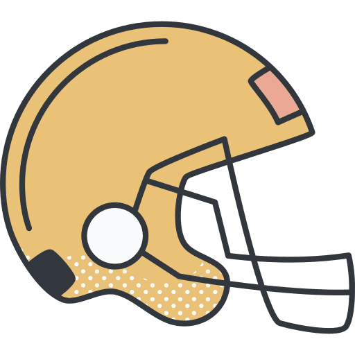 Helmet rugby helmet american football exercise icon