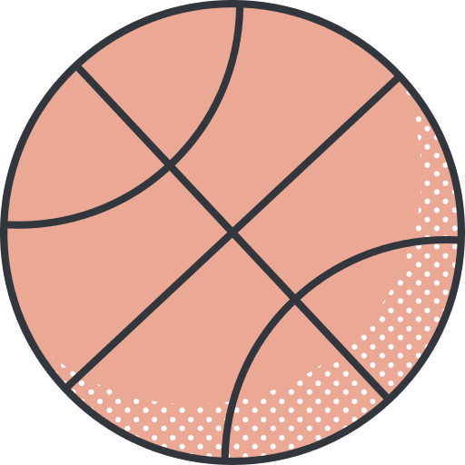 Basketball ball sports basketball team icon
