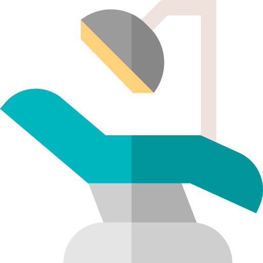 Chair dentist tools chair healthcare and medical icon