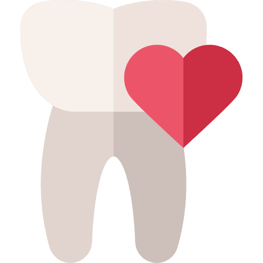 Dental care dentist teeth tools and utensils icon