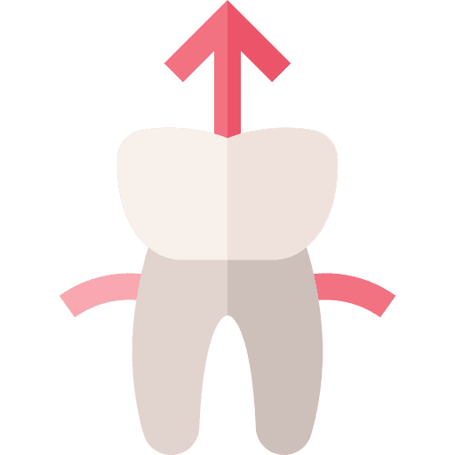Extraction teeth dental dentist icon