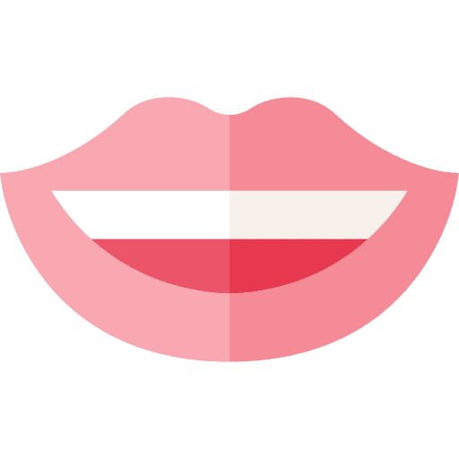 Smile mouth gestures hygiene icon