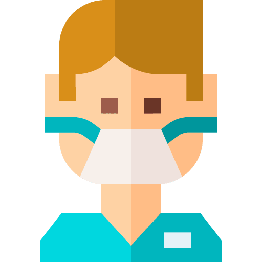 Dentist man professions and jobs avatar icon