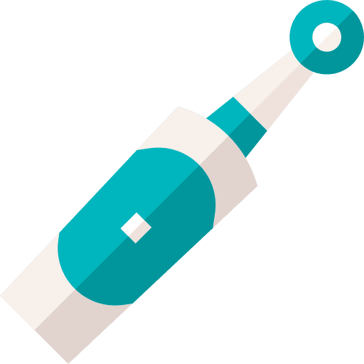 Electric toothbrush wellness healthcare and medical dentist icon