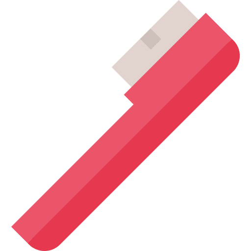 Toothbrush tools health care beauty icon