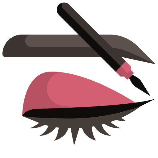 Eyeliner eye beauty cosmetics icon