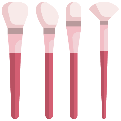 Brush makeup brush accessories icon