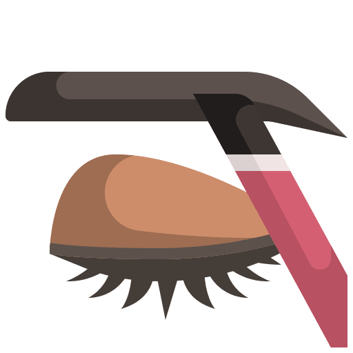 Eyebrow beauty cosmetics eye makeup icon