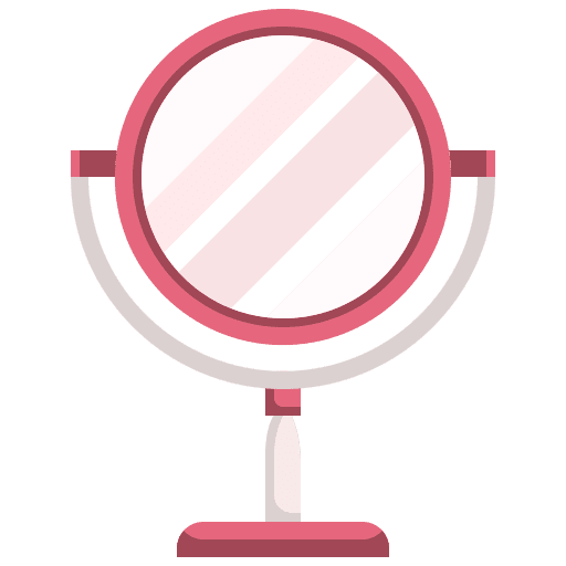 Hand mirror hand mirror makeup mirror icon