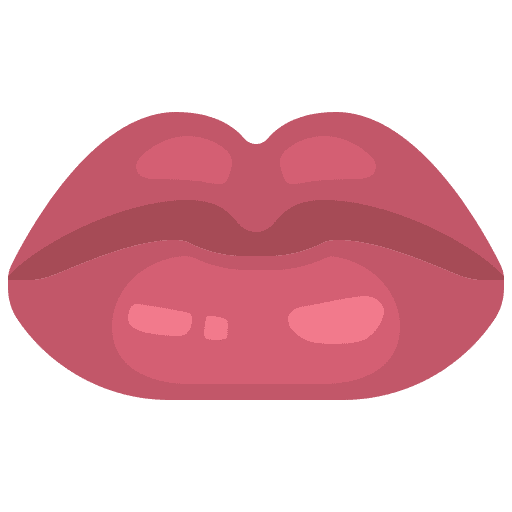 Mouth lips feminine mouth icon