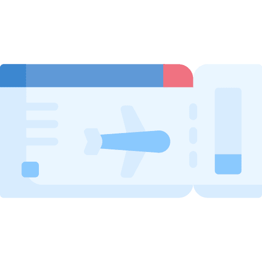 Boarding pass flight boarding pass holidays icon